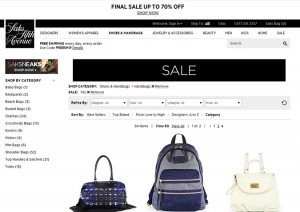 Saks Fifth Avenue Handbags 70 Percent Off July 2014