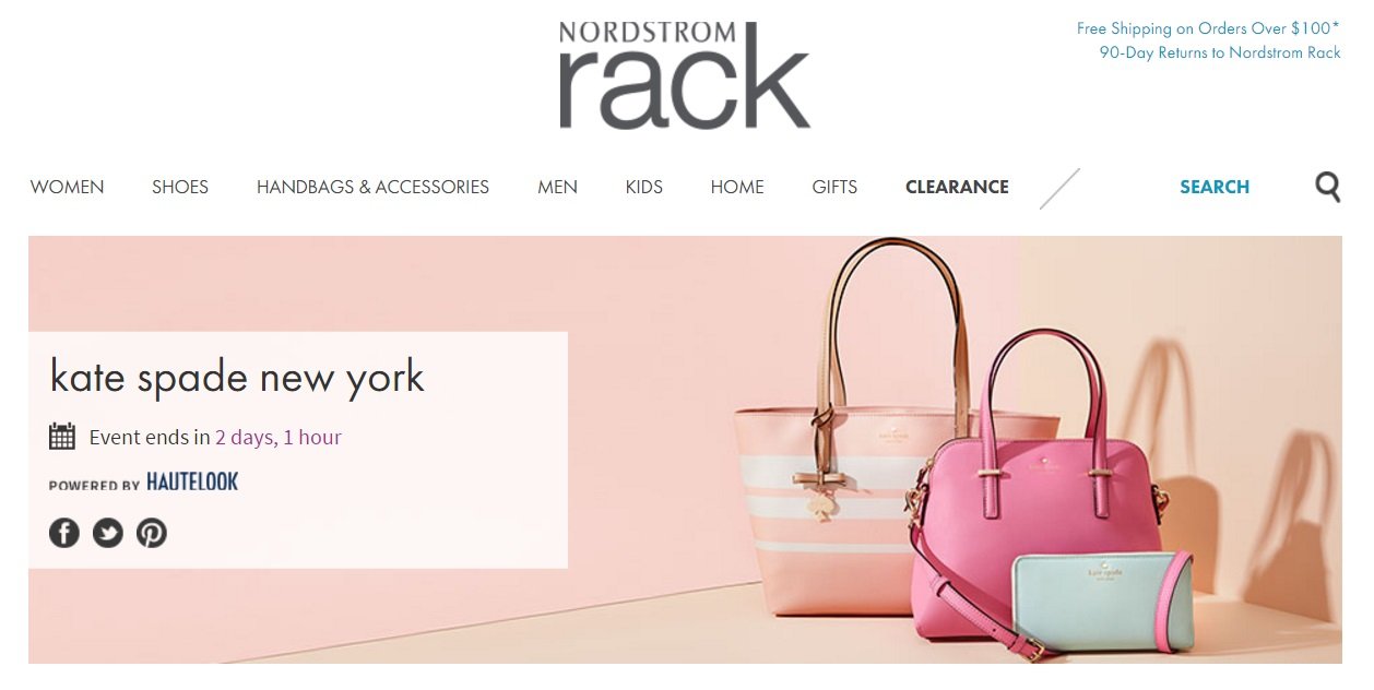 Kate Spade Flash Sale NordstromRack