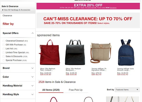 Macys Sale Clearance Handbags