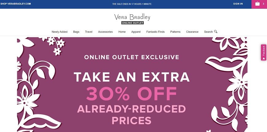 Vera Bradley Outlet Oct 2019