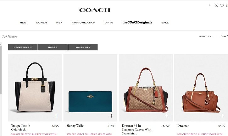 Coach 30 Percent Off Nov 2019