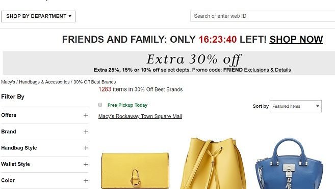 30 Off Macys Handbags